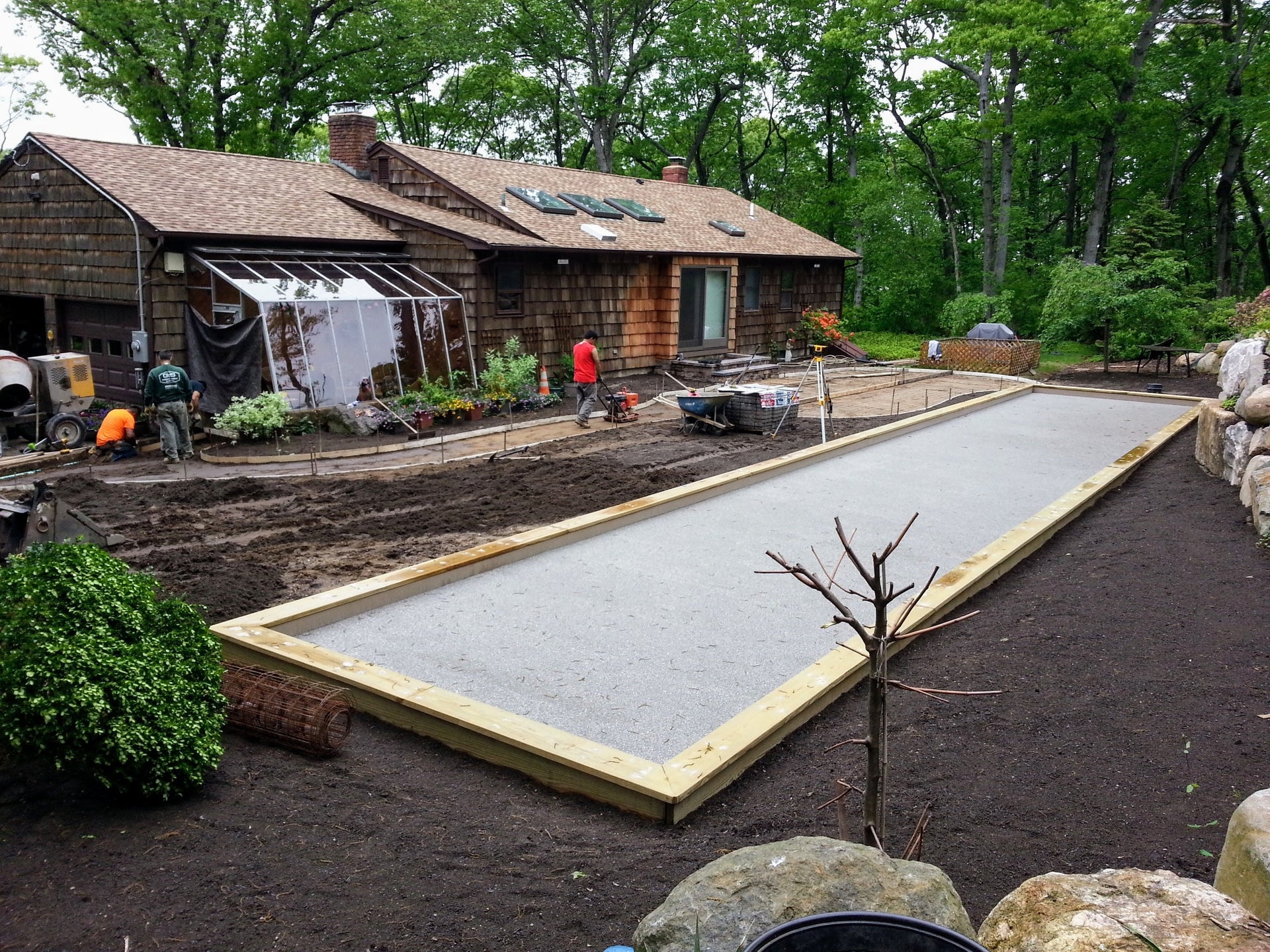 How to Build an Oyster Shell Bocce Court