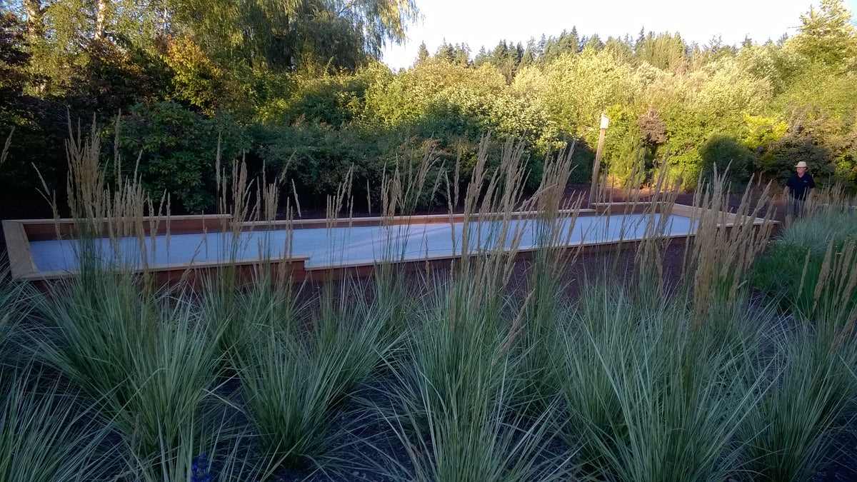 Boccemon surfaced bocce court in Bellevue, Washington