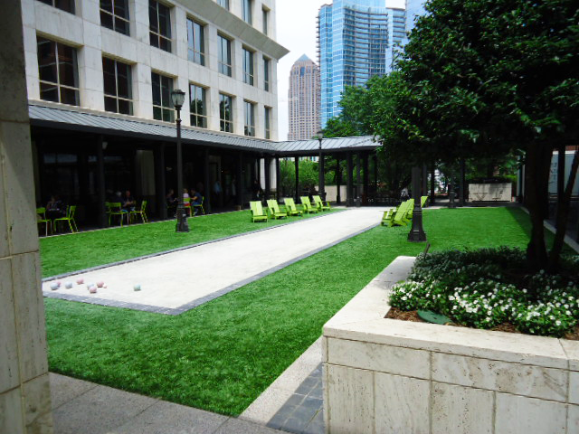 Bocce court in Atlanta, Georgia