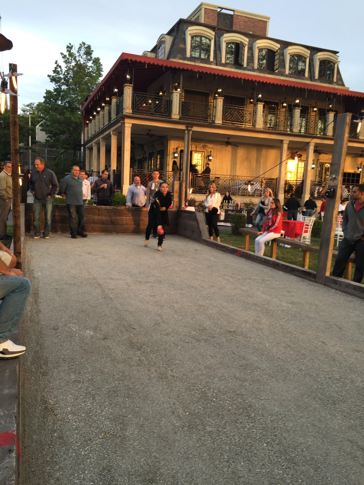 Bocce court in New York