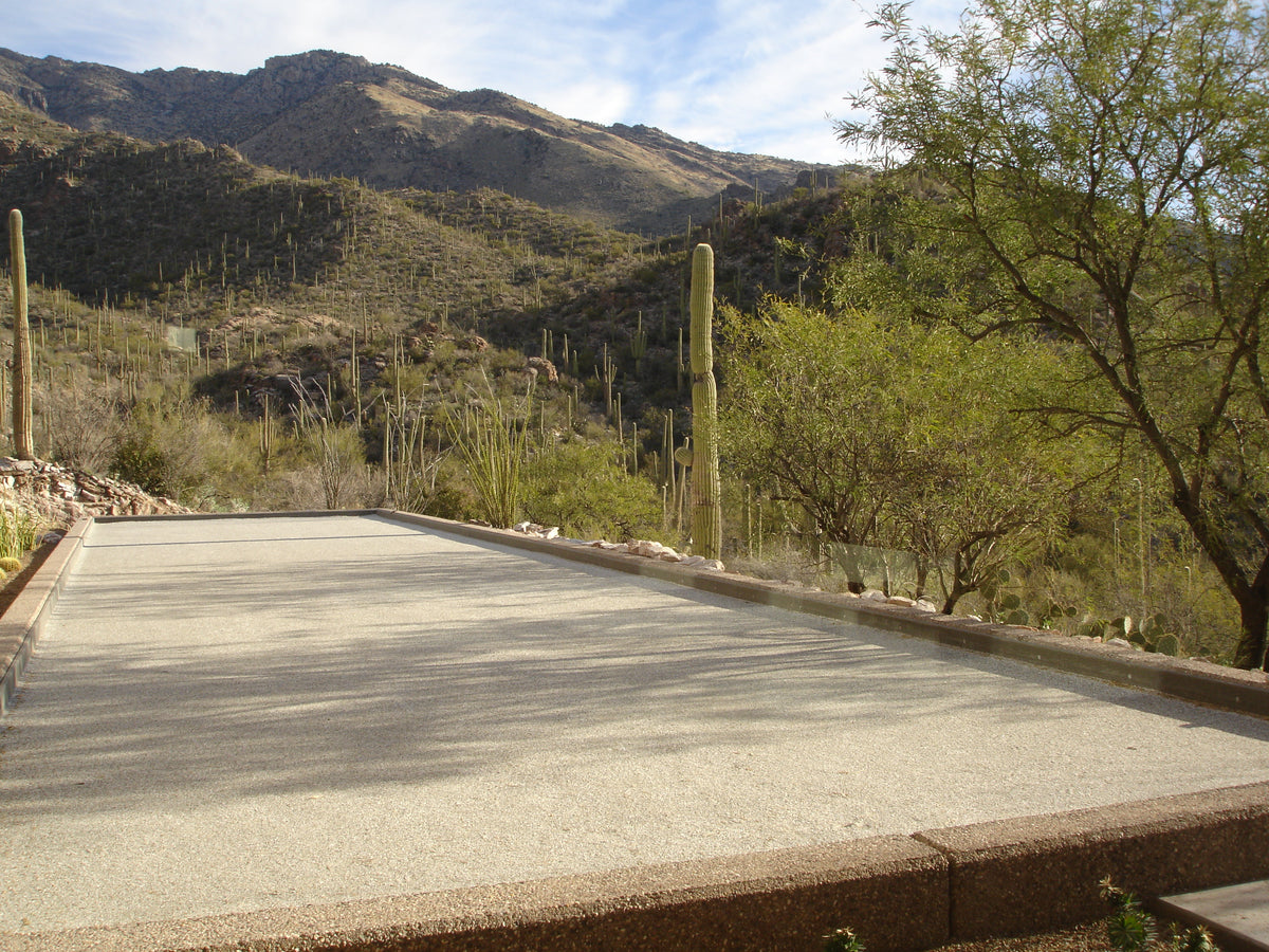 Bocce court in Tuscon, Arizona