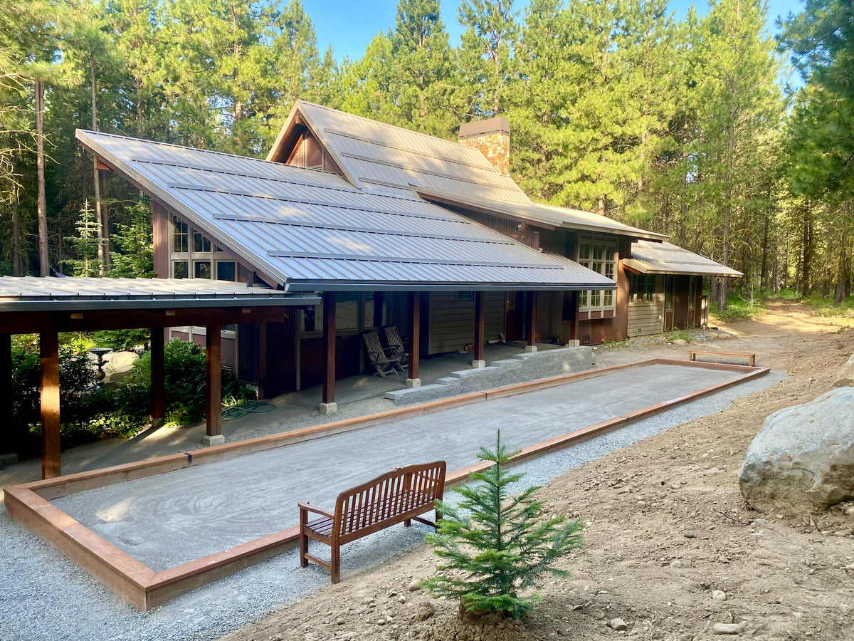 Bocce court in Washington